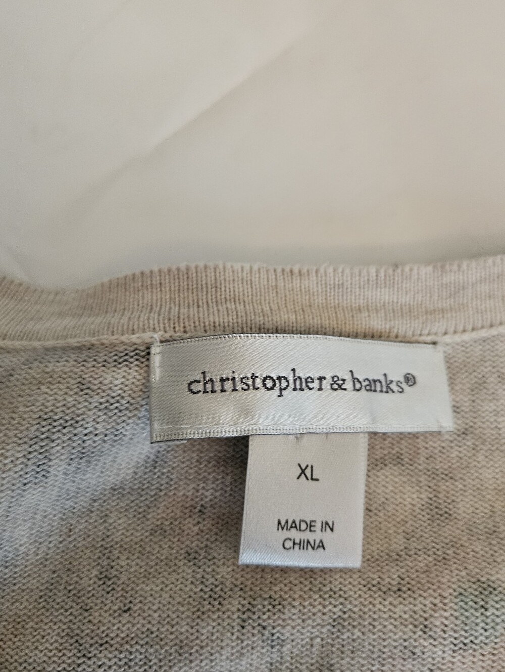 Christopher & Banks XL Floral Cardigan 100% Cotton 3/4 Sleeve Multicolor - Picture 4 of 8